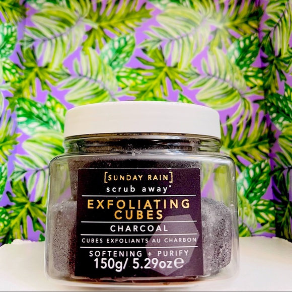 Sunday Rain Other - Exfoliating Cubes Charcoal Softening and Purify NEW Sunday Rain Body Cubes